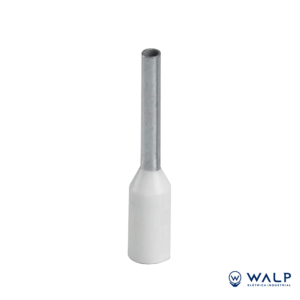 TERMINAL PRE-ISOLADO TIPO TUBULAR 0,5 BRANCO PCT C100 - DECORLUX