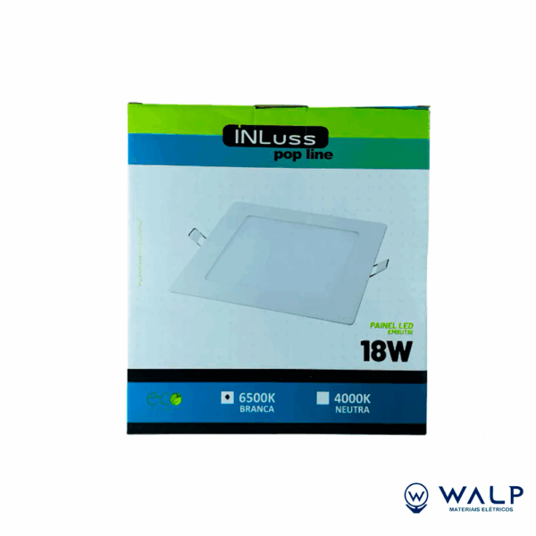 QUADRADO EMBUTIR 18W -  INLUSS - Image 3