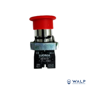 BOTÃO EMERGÊNCIA TRAVA  VERMELHO - LUKMA