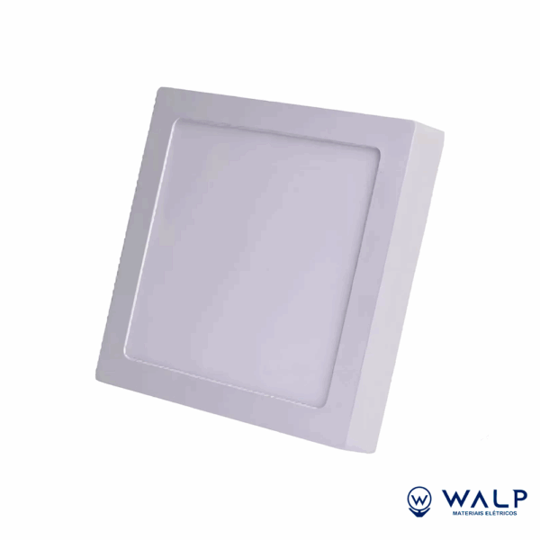PAINEL PLAFON LED 24W QUADRADO 6500K BIV SOBREPOR 30X30