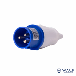 PLUGUE INDUSTRIAL 2P+T 16A 220V AZ  DECORLUX