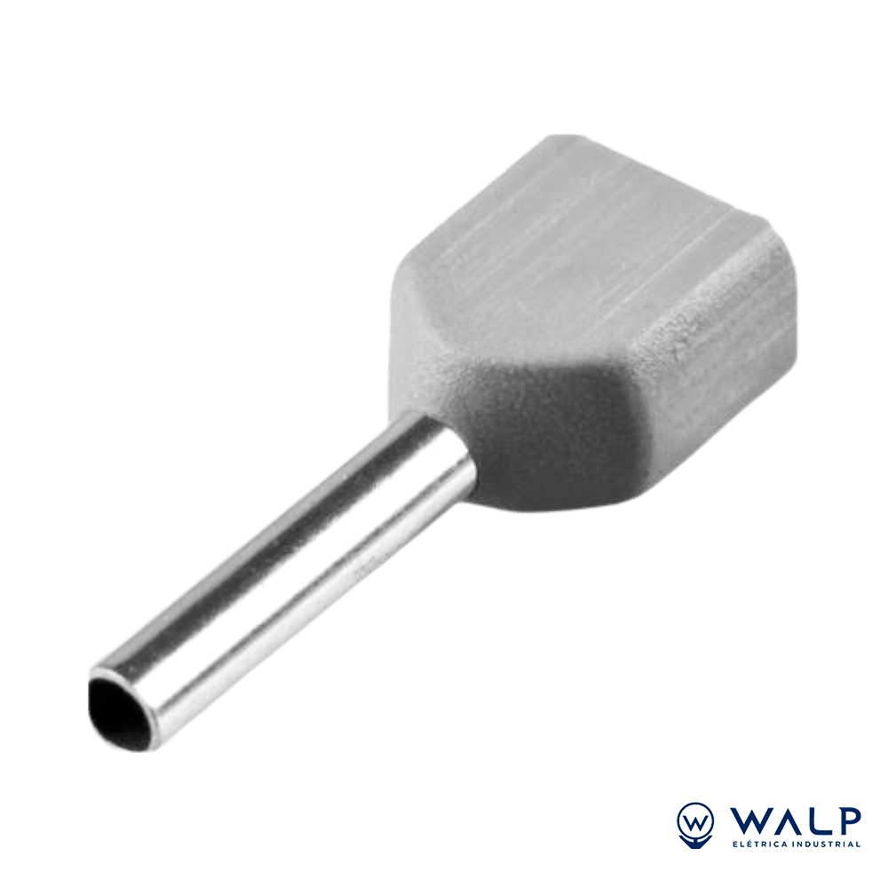 TERMINAL PRE-ISOLADO TIPO TUBULAR 0,75MM - CZ PCT C100 - DECORLUX