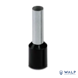 TERMINAL PRÉ-ISOLADO TIPO TUBULAR 1,50MM PRETO PCT C100 - DECORLUX