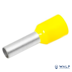 TERMINAL PRÉ-ISOLADO TIPO TUBULAR 6,0MM AM PCT C100 - DECORLUX
