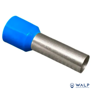 TERMINAL PRÉ-ISOLADO TIPO TUBULAR 16,0MM AZUL (AZ) PCT C100 - DECORLUX