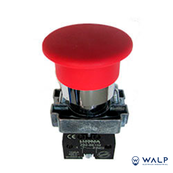 BOTÃO EMERGÊNCIA TRAVA  VERMELHO - LUKMA - Image 2