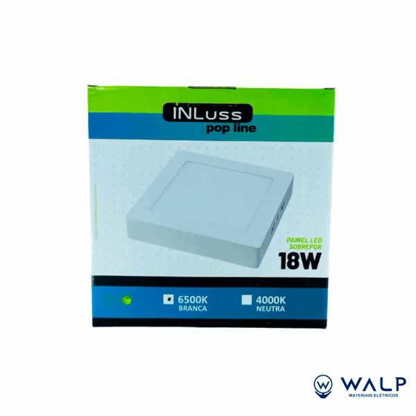 QUADRADO SOBREPOR 18W -  INLUSS - Image 3